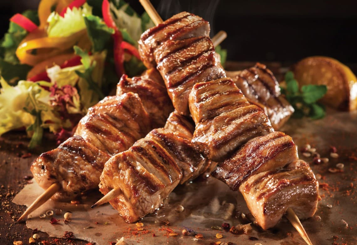 Σουβλάκια μοσχάρι